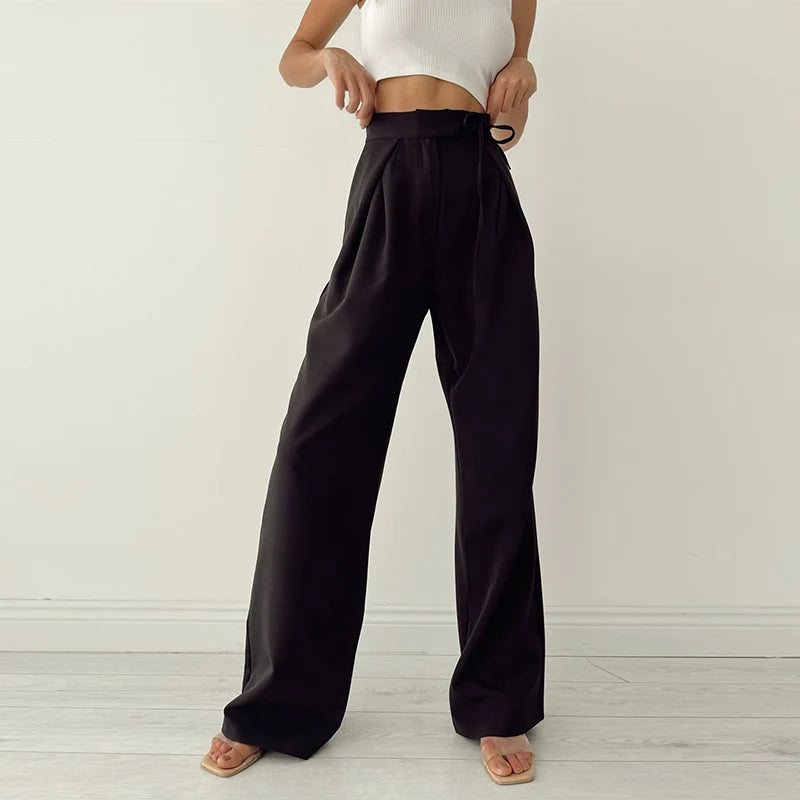 Leah™ Elegant Wide Leg Knitted Pants