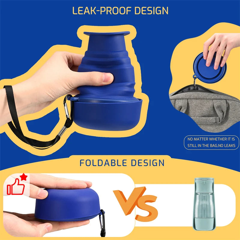 500ml Pet Foldable Travel Kettle