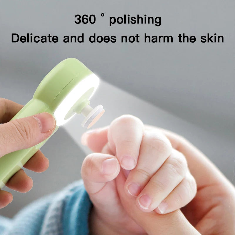 Luminous Rechargeable Newborn Electric Nail Trimmer