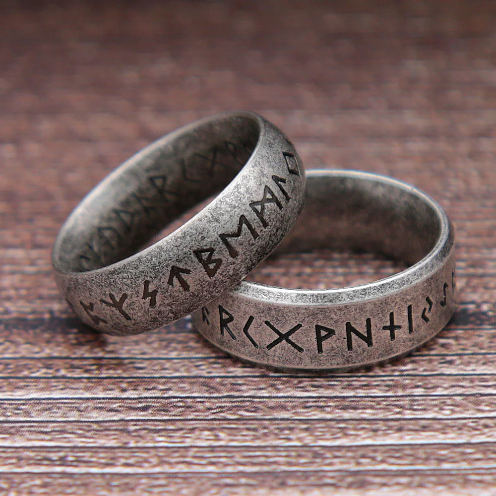 Retro Viking Rune Rings