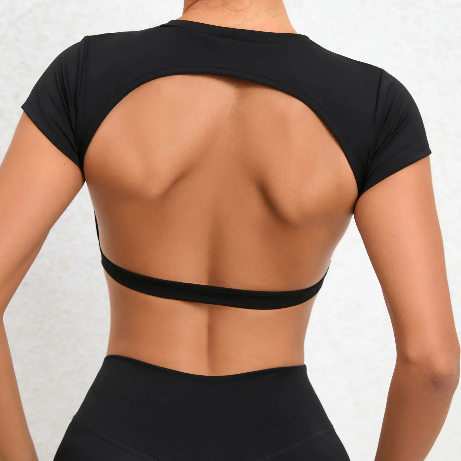 Scarlett™ Breathable Backless Workout Crop Top