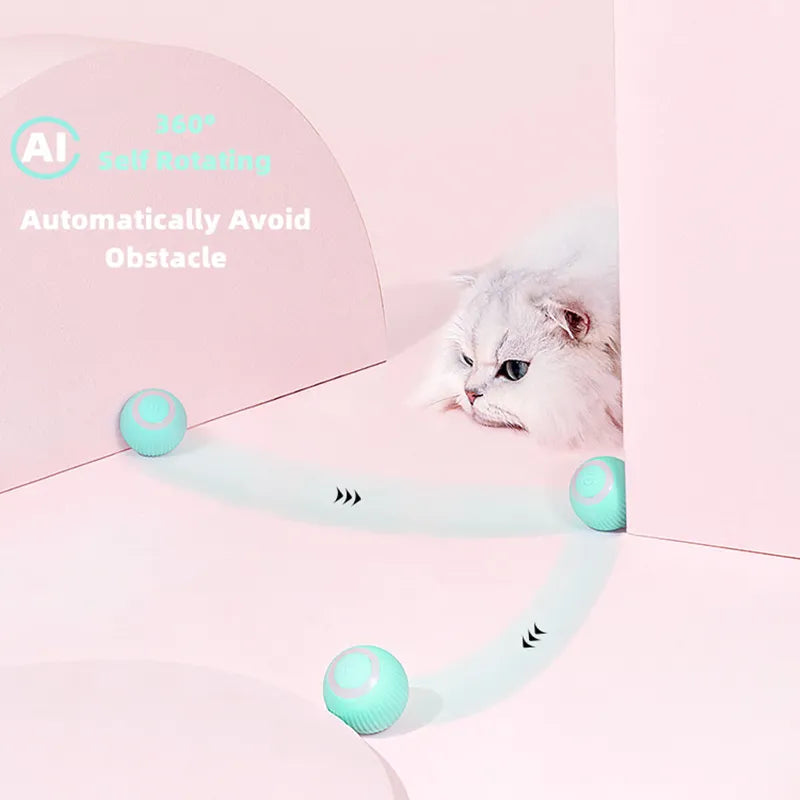 PurrChase™ Automatic Rolling Smart Cat Toy