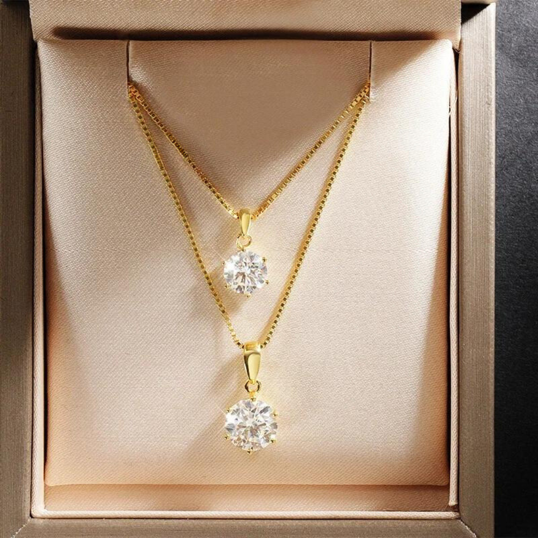 Moissanite Pendant Necklace