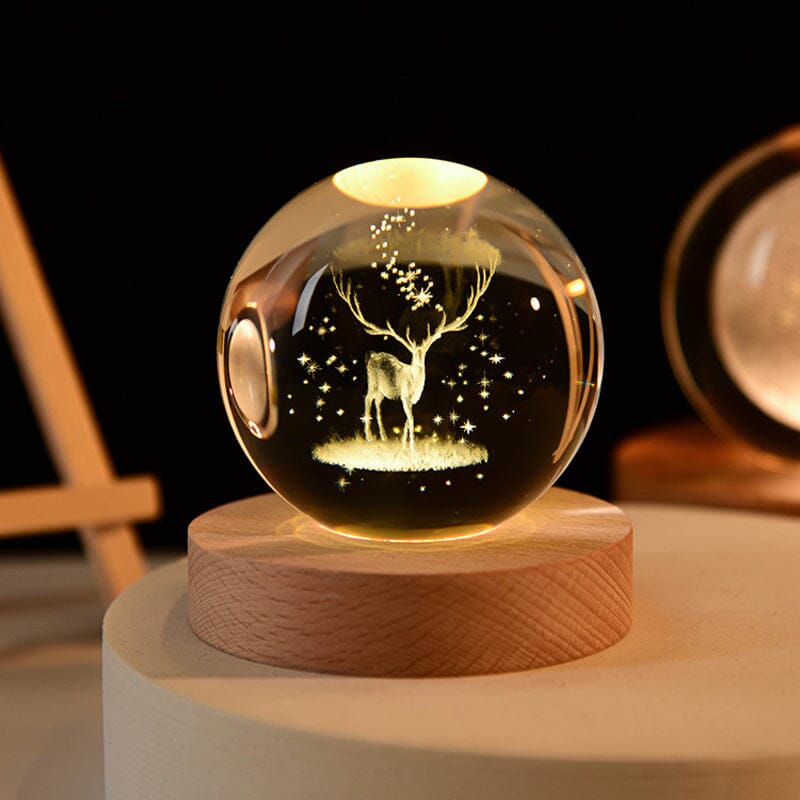 LunaGlobe™ 3D Cosmic Crystal Lamp