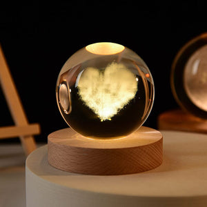 LunaGlobe™ 3D Cosmic Crystal Lamp